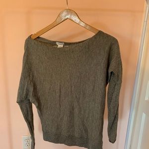 Club Monaco Grey Cashmere Sweater SM